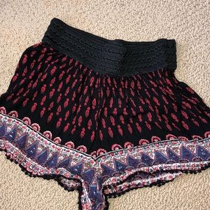 flowy high waisted shorts